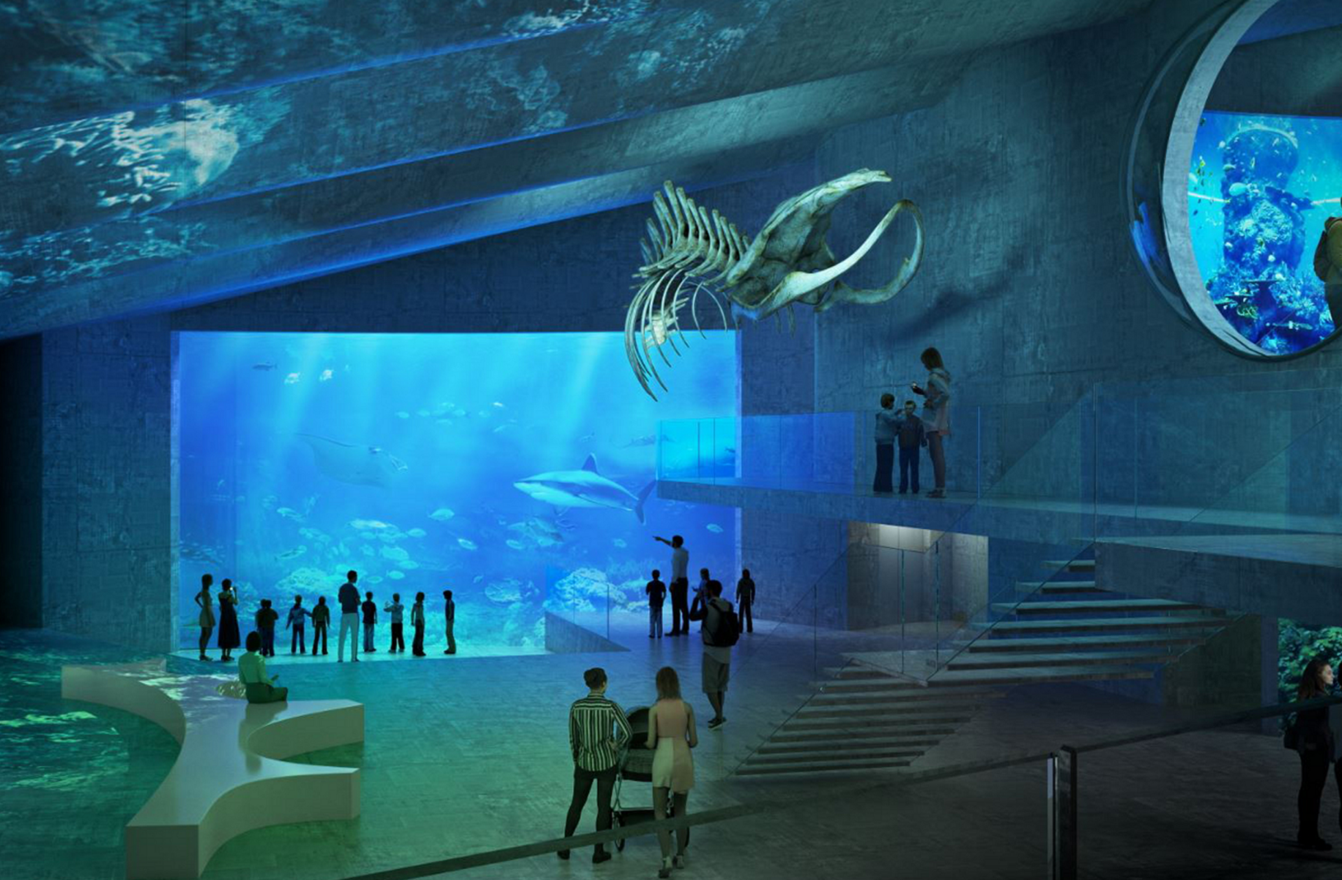 Aquarium Schönbrunn Visualisierung
